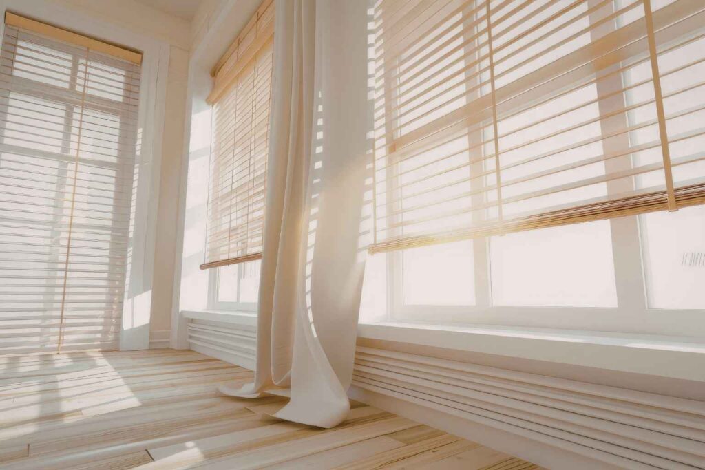 Sash Window Blinds and Curtains